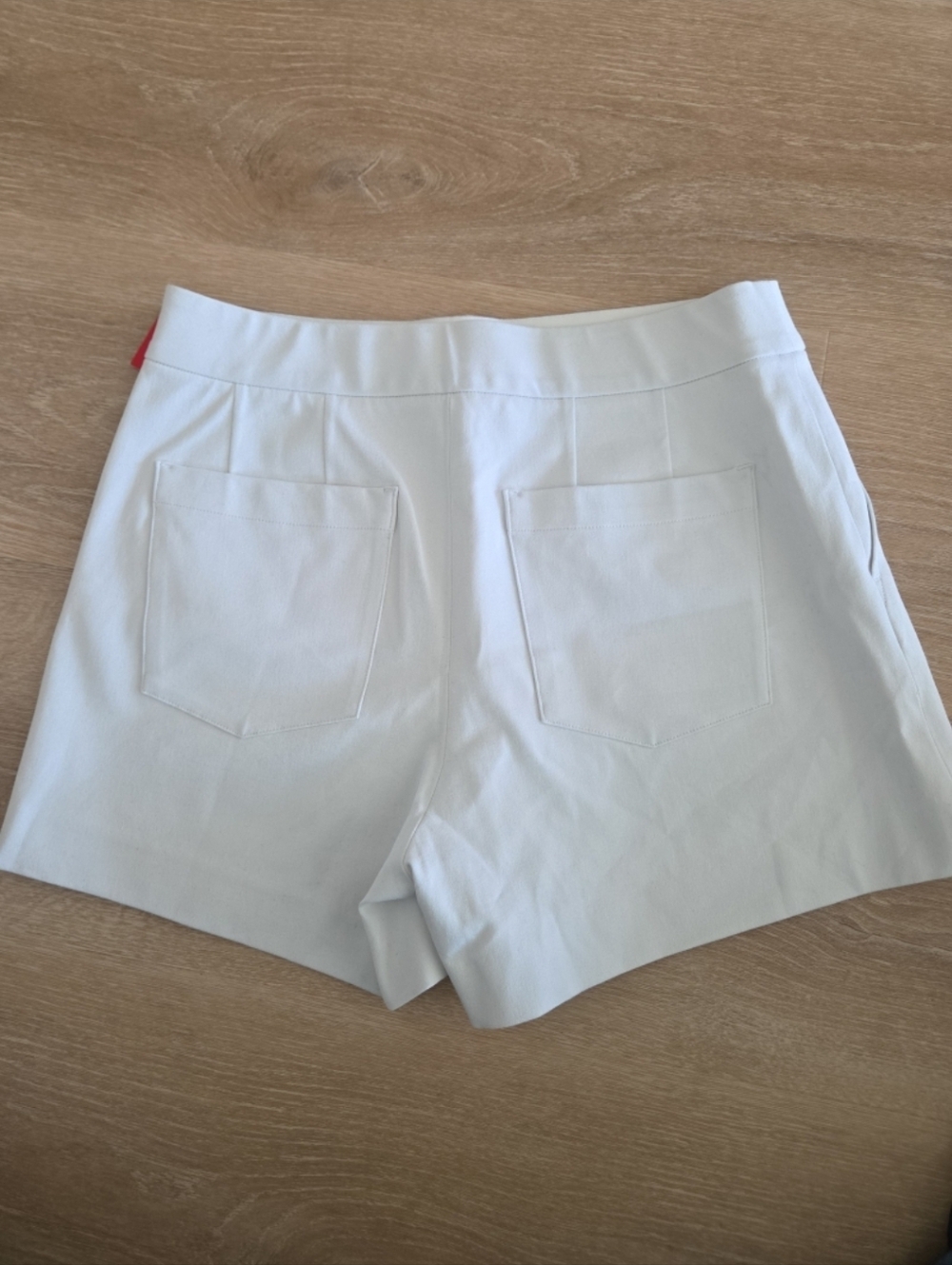 SPANX White High-Waist Tailored Shorts - Picture 2 of 4